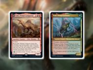 Etali, Primal Conqueror and Etali, Primal Sickness in Magic: The Gathering (Image via Wizards of the Coast)